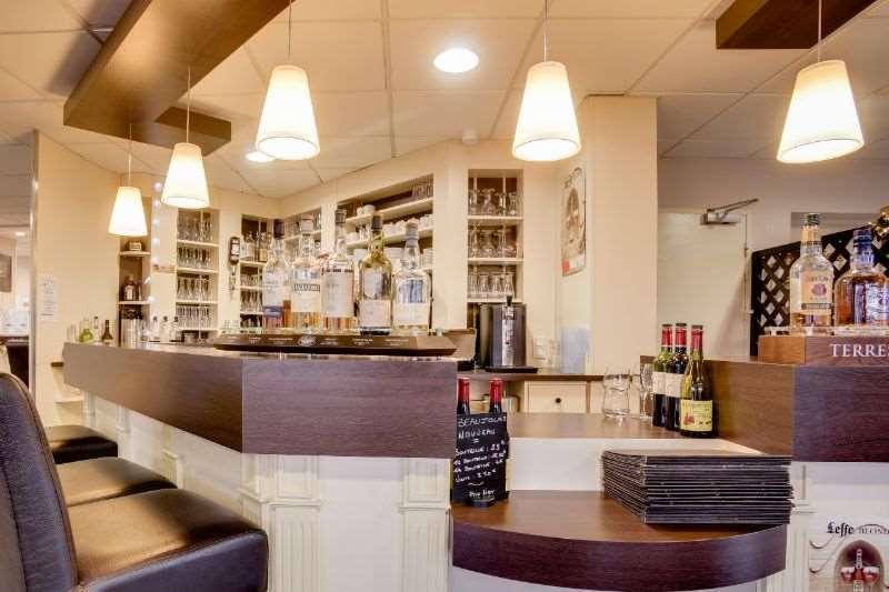 Brit Hotel De La Cote Des Havres Lessay Ristorante foto